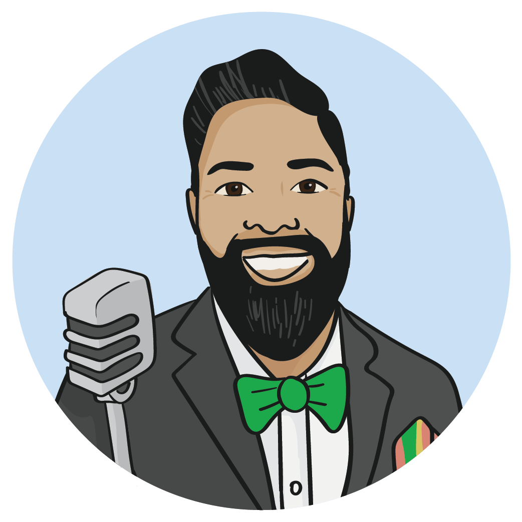Caricature of Jon Jon Rivero