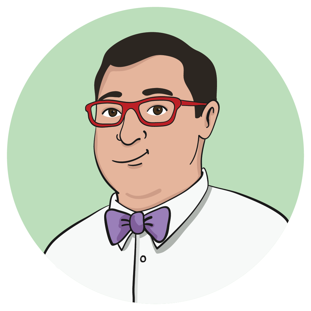 Caricature of Michael Schwake (CTO)