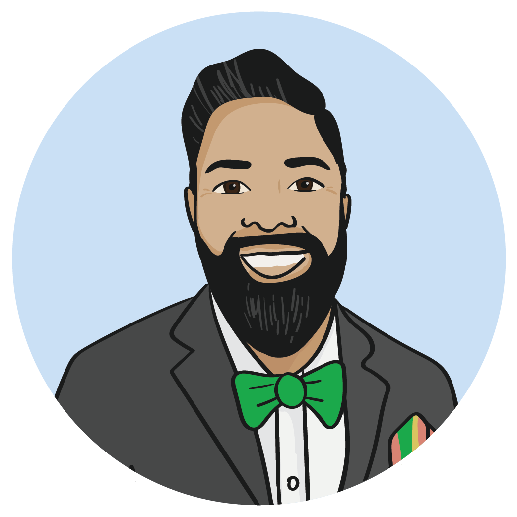 Caricature of Jon Jon Rivero