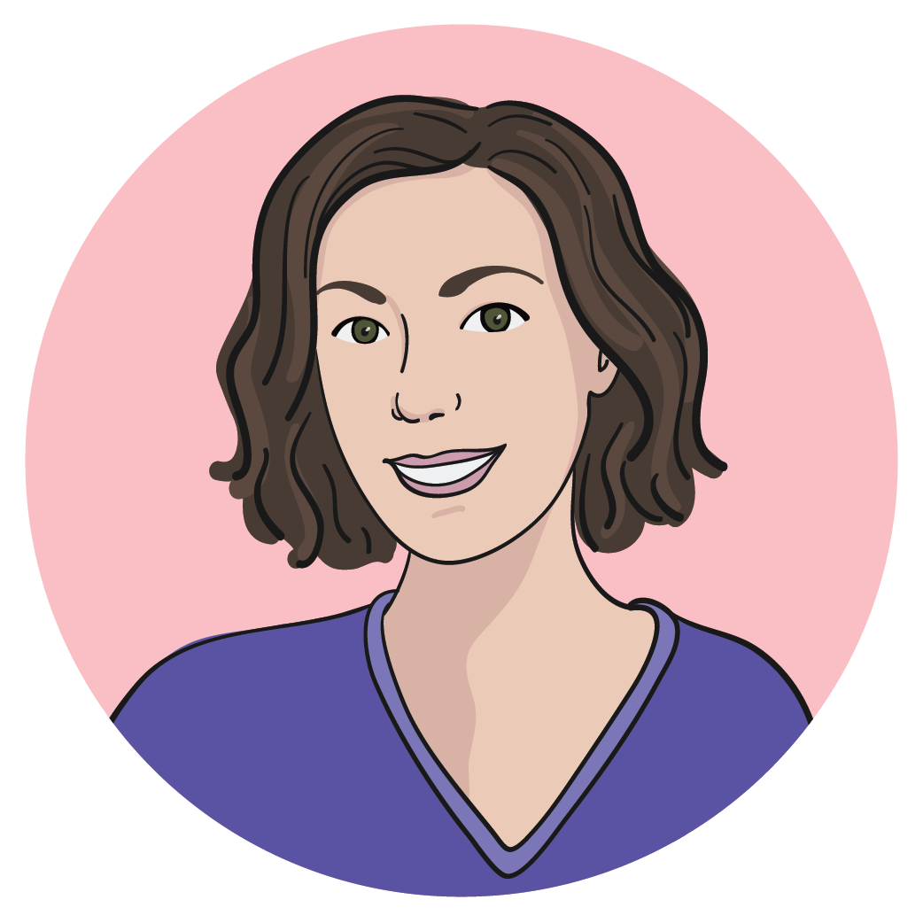 Caricature of Jessa Dupuis (Director of Design)