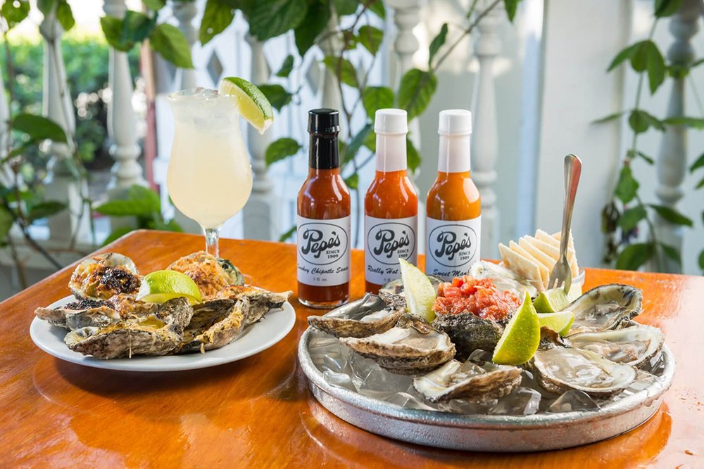 oysters-and-marg-Pepes Cafe Key West Florida-Key West Bar Card.jpg
