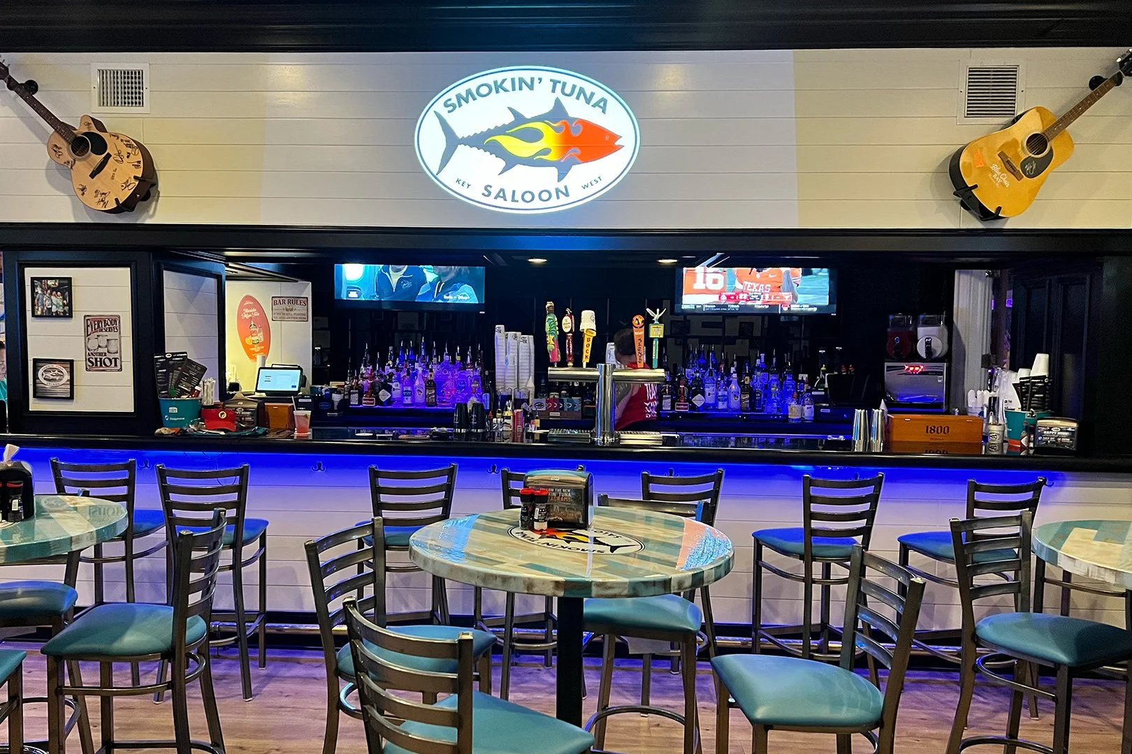 inside bar-Smokin Tuna Key West Florida-Key West Bar Card.jpg