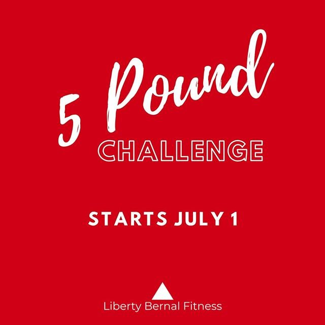 New Challenge Alert 🚨 Here&rsquo;s the deal: most everyone I&rsquo;ve talked to lately has mentioned a bit of Covid-Quarantine weight gain🤦&zwj;♀️ and a desire to get back on track. 💪Whether you have 5 pounds you&rsquo;d like to lose, 30, or none,