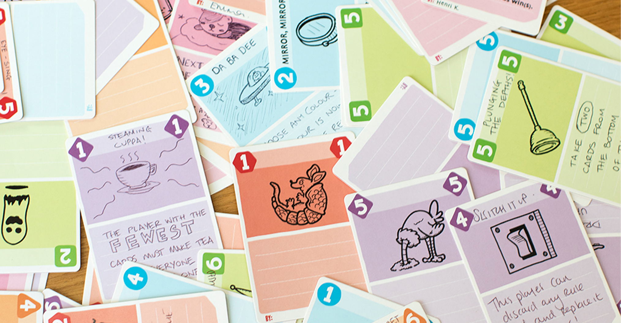 Original pencil sketches of game board