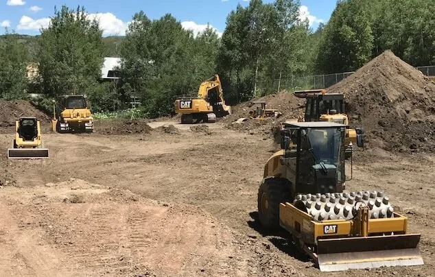 Cat® machines building site for the Town of Snowmass’ new Fire Station #71