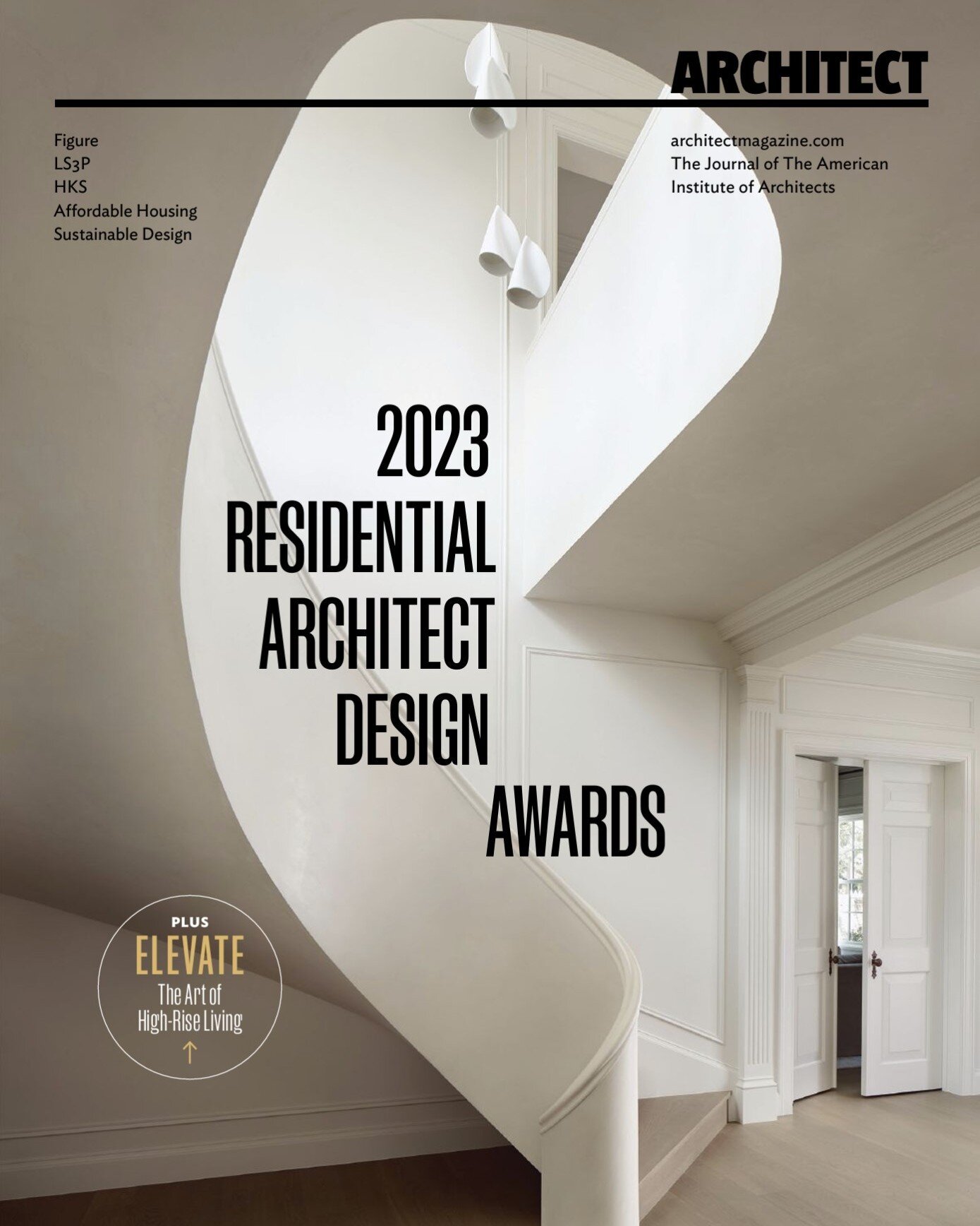 Thrilled to see our West Lynn Residence on the cover of ARCHITECT magazine!  The project was awarded the Honor Award for Renovation / Adaptive Reuse, and its sculptural stair selected for the cover.  Our heartfelt thanks to everyone involved in the p