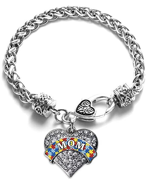 Gift for Mom or Dad，PU208 Autism Jewelry Waozshangu Autism Bangle,My Autistic Child is a Bracelet