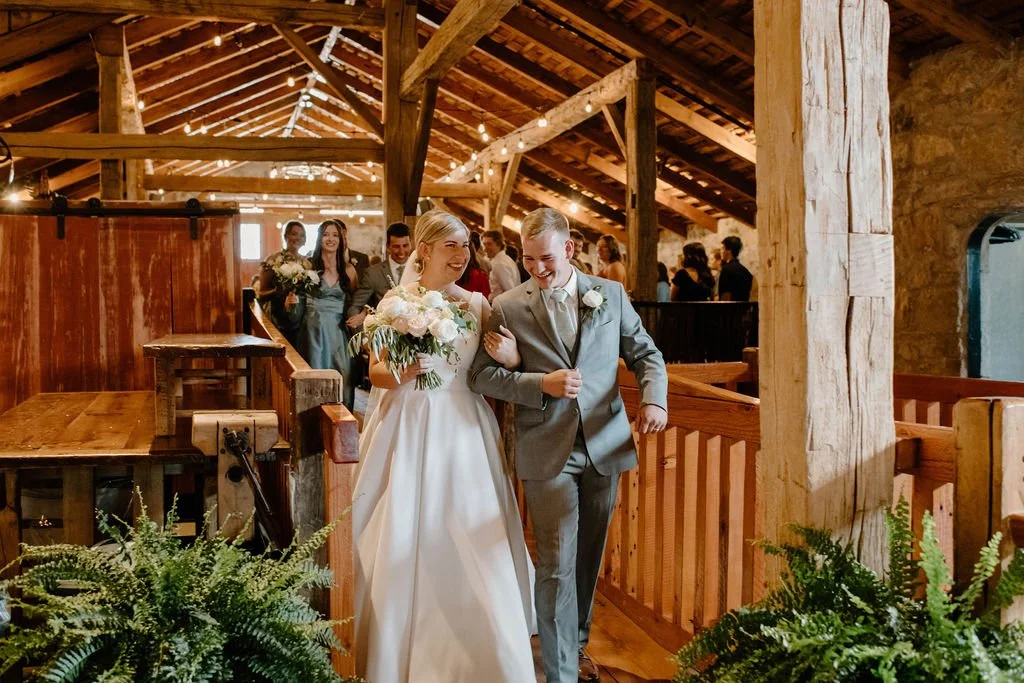July 7th, 2023 • Hannah & Brandon • "This venue was a beautiful spot. The organization in the barn I was very impressed with. Abbie and Kaitlyn assisted in many different ways in order to have our day run smoothly to which I am very thankful. I have 