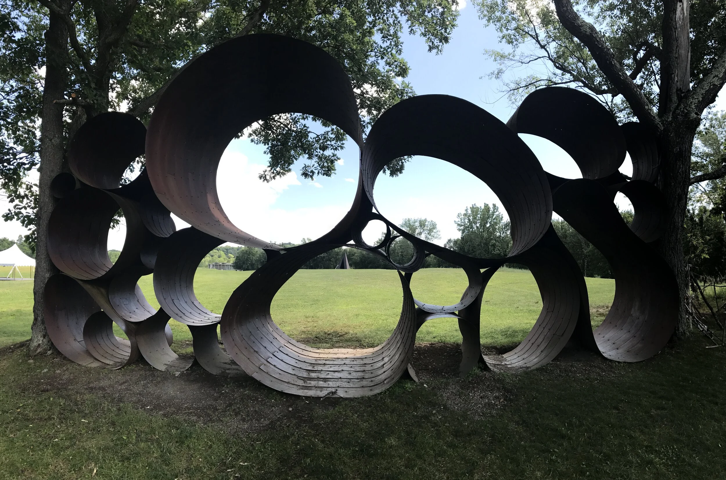 Installed July 2005, on extended loan, the Fields Sculpture Park, Art Omi International, Ghent, New York