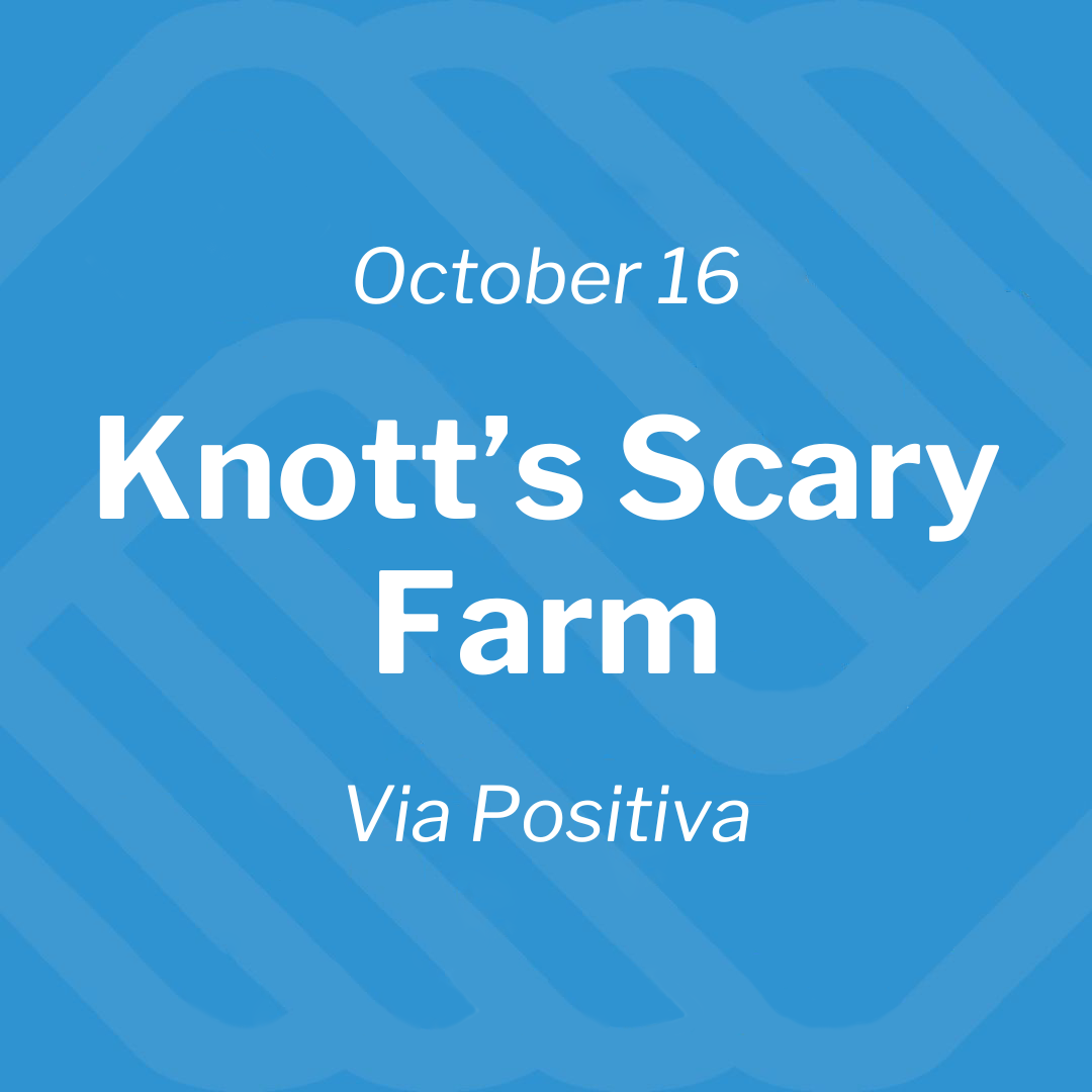 Via Positiva: Knott's Scary Farm 10/16