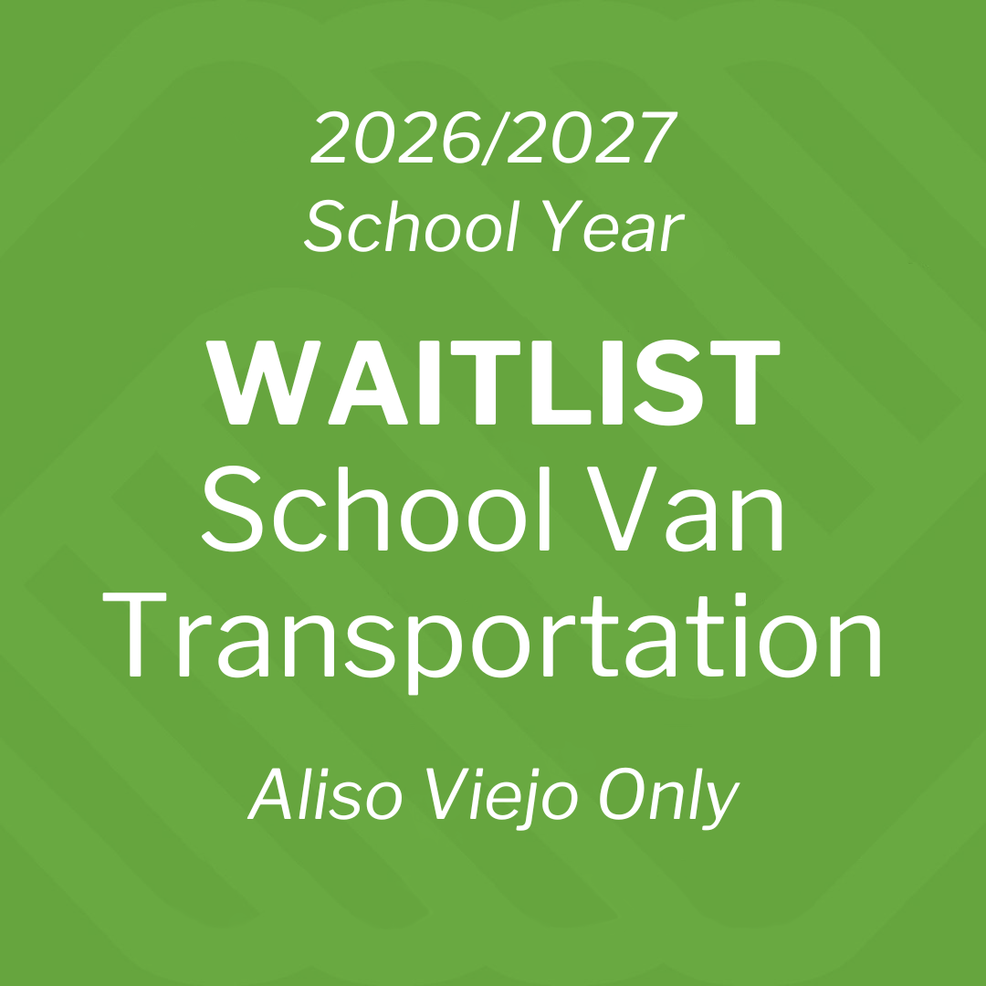 WAITLIST Van Transportation - 2026/2027 School Year