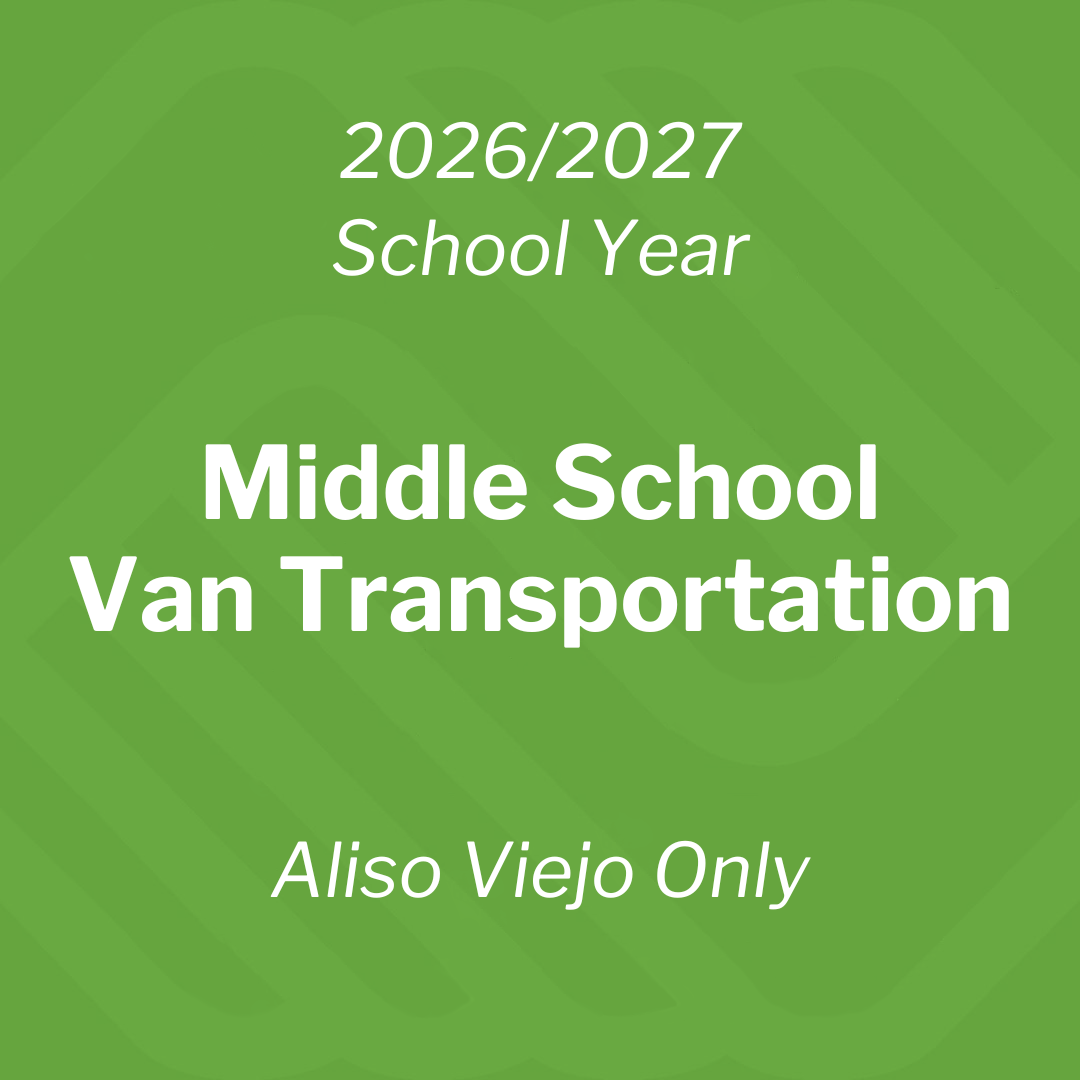 Middle School Van Transportation - 2026/2027 School Year