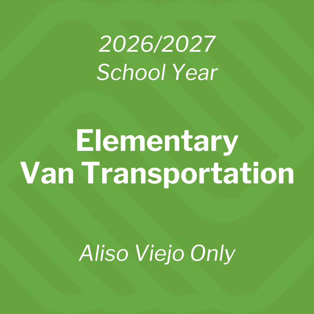 Elementary School Van Transportation - 2026/2027 School Year