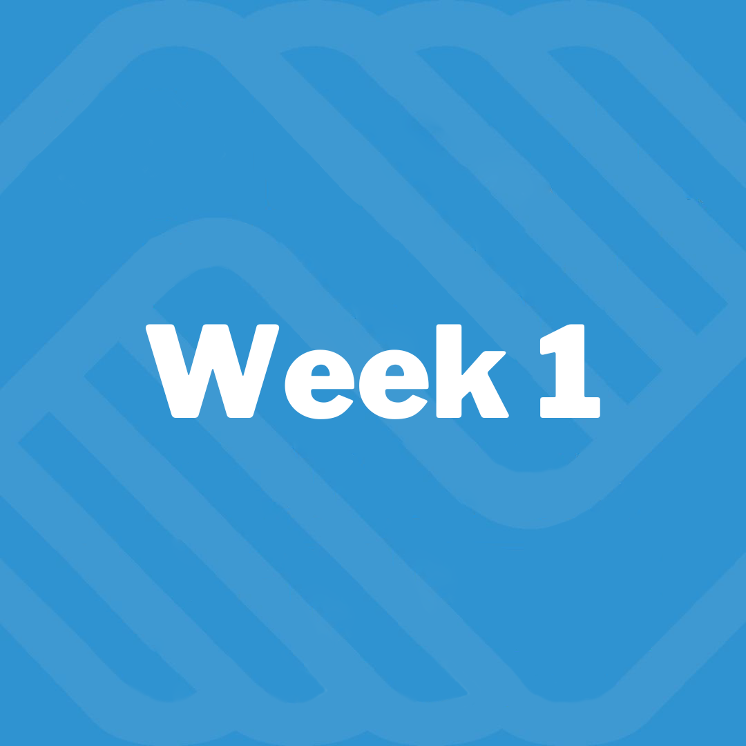 Week 1: June 8 – June 12