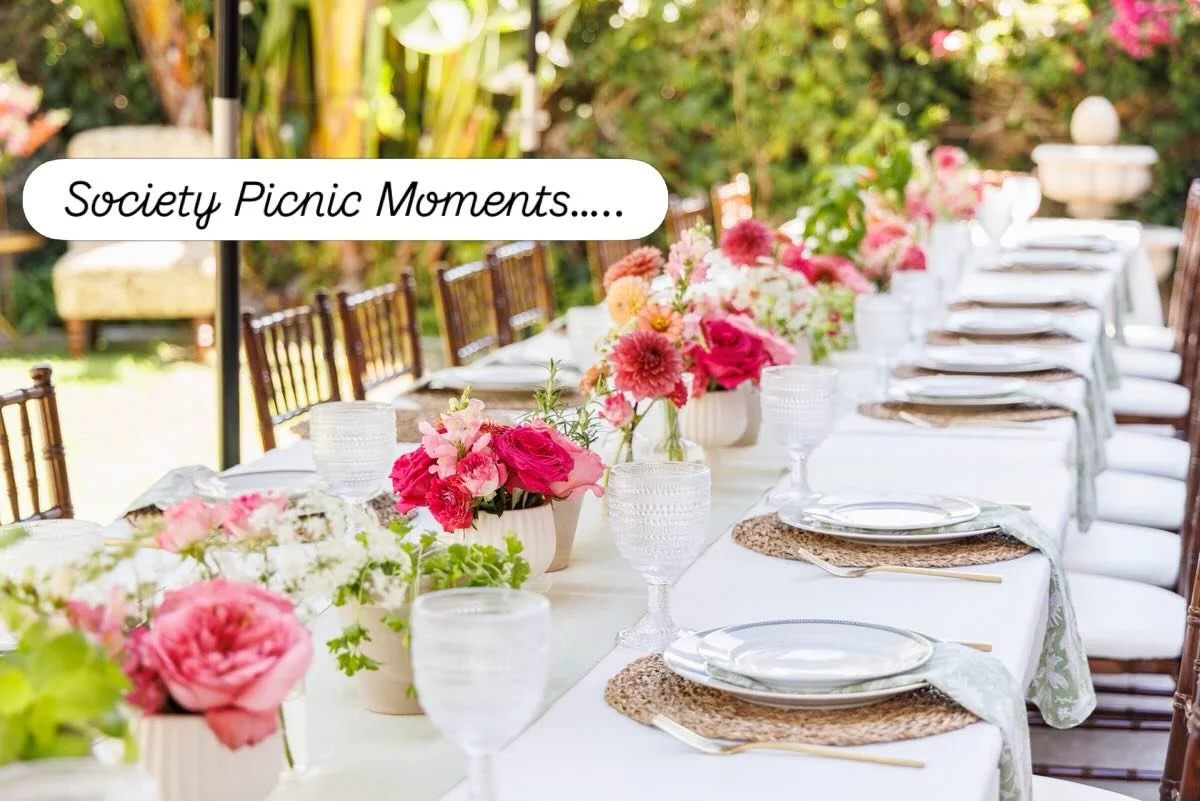 Oh how we love those Society Picnic moments&hellip;not just florals, and not just tables. We design environments for people to feel and experience. 

For the host who wants their gathering to feel effortless, layered, and meaningful.

We just might b