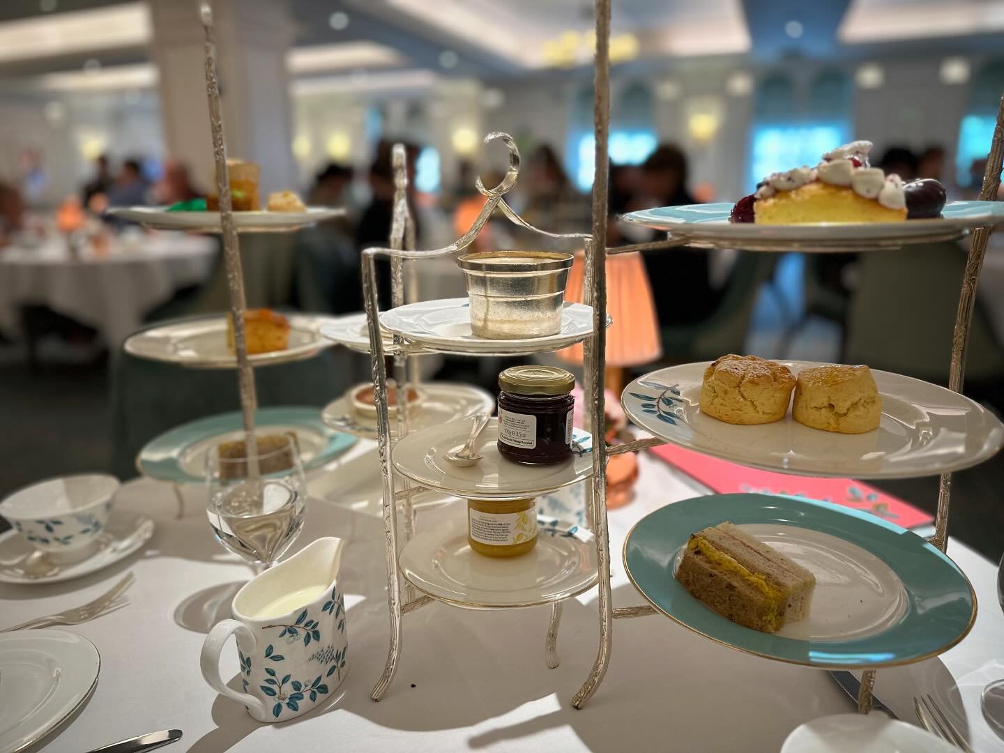 Yes, it&rsquo;s a bit &lsquo;posh&rsquo;, but on a rainy day in London, a spot of tea hit just the right note. @fortnums #hightea