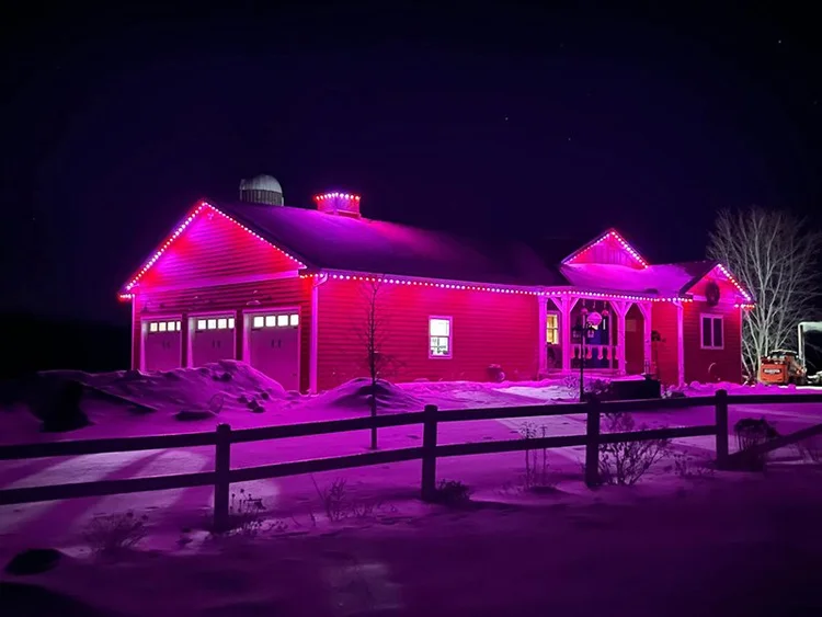 Valentine's Day permanent lighting