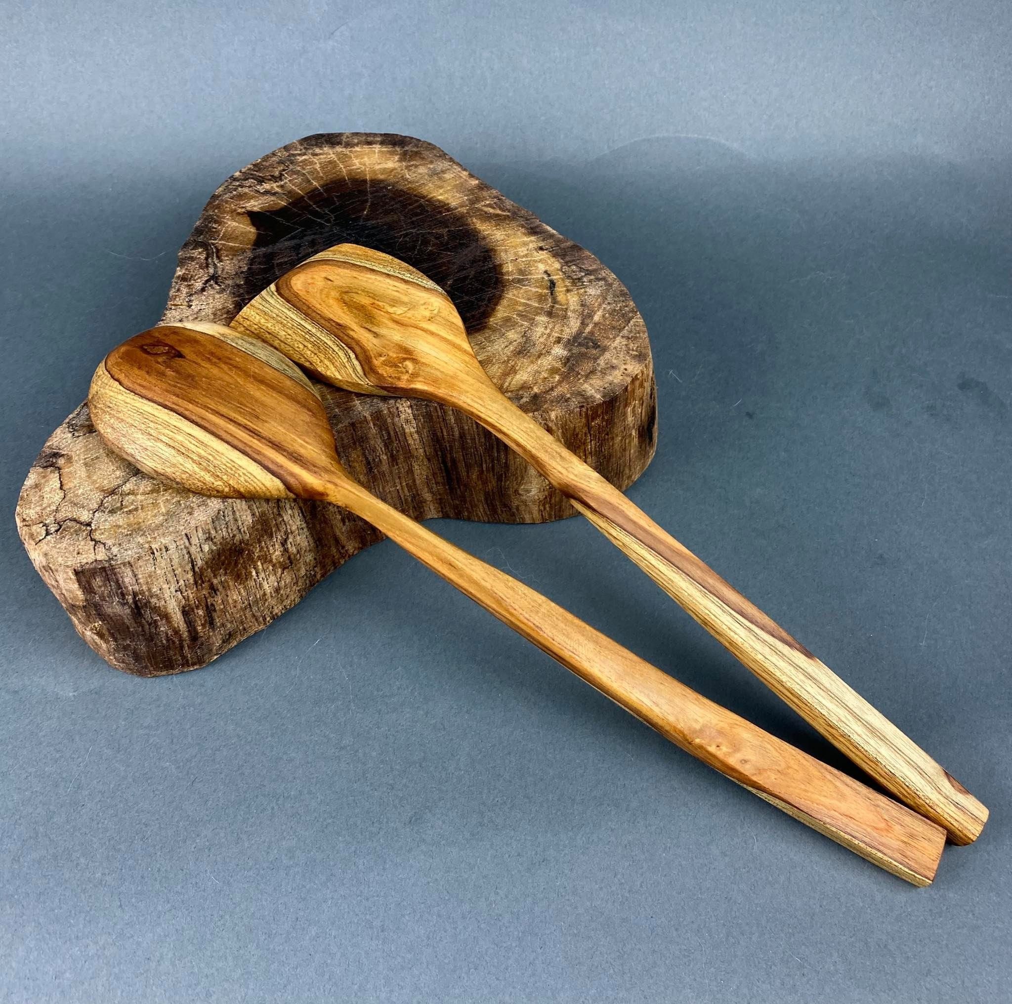 Wood Serving Spoon Set | Teak Wood | Utensil