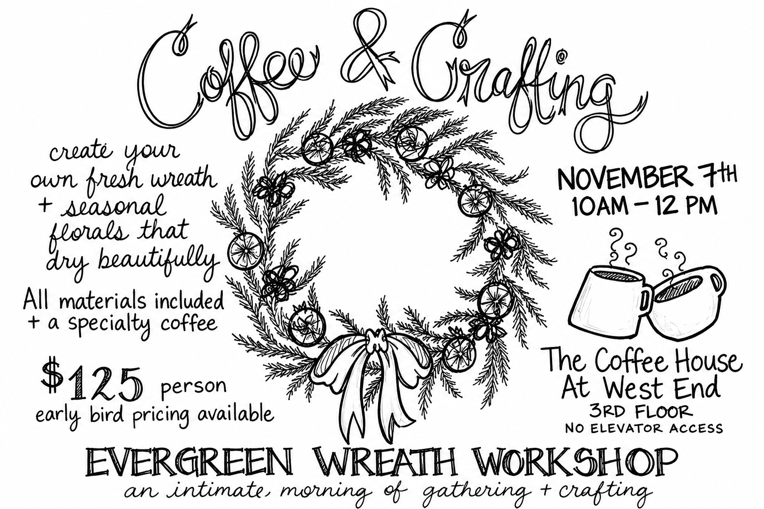 Fresh Wreath Workshop- POSTPONED