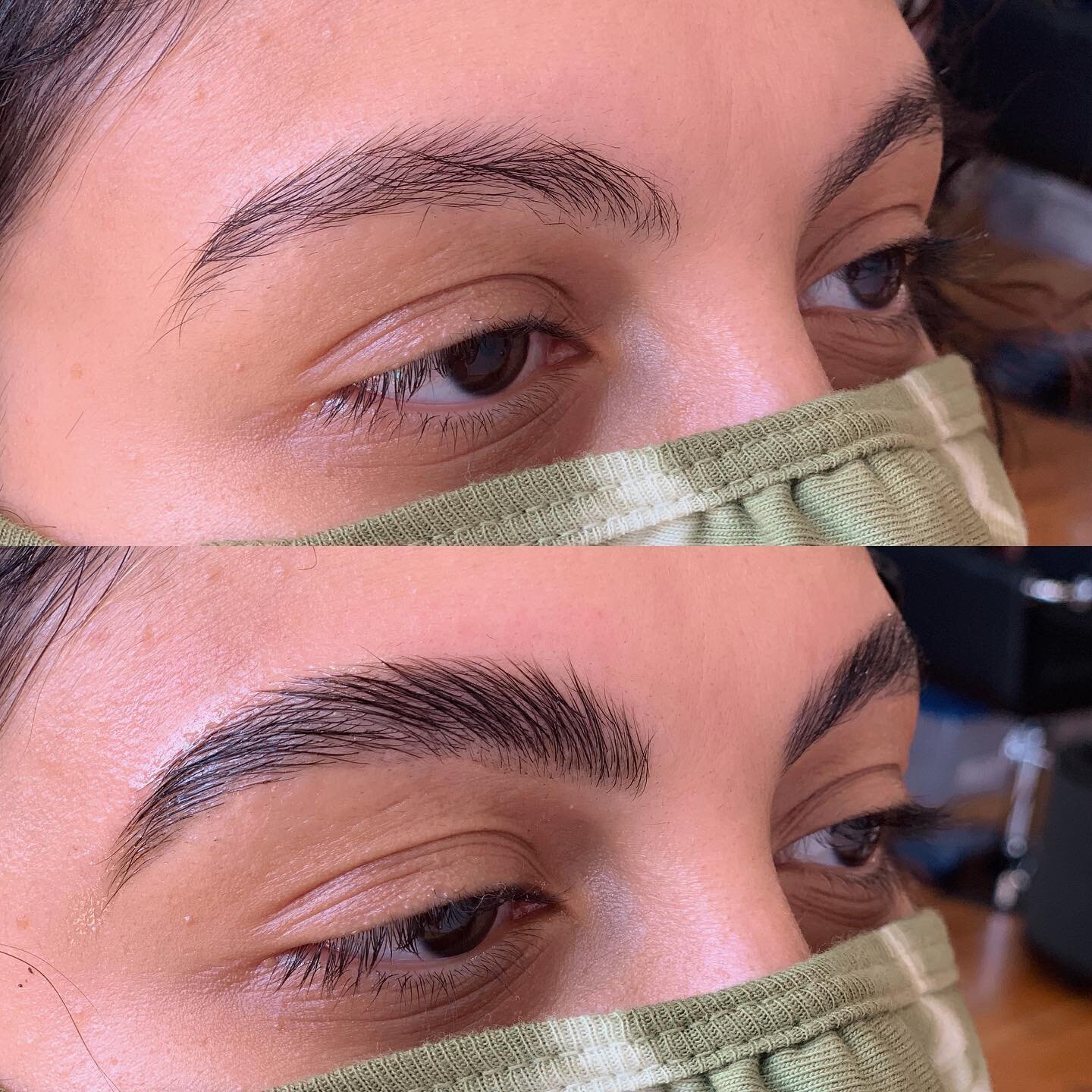 I love doing laminations so much!! 🥰 Thanks for coming in @elizabethsaavedra__ 
.
.
.

#brows #browlamination #chicagobrows #browartist #browlift #fluffybrows #boybrow #nowopen #fixhairstudio #nowtrending #newbrows #newbrowswhodis #glowupseason #bea