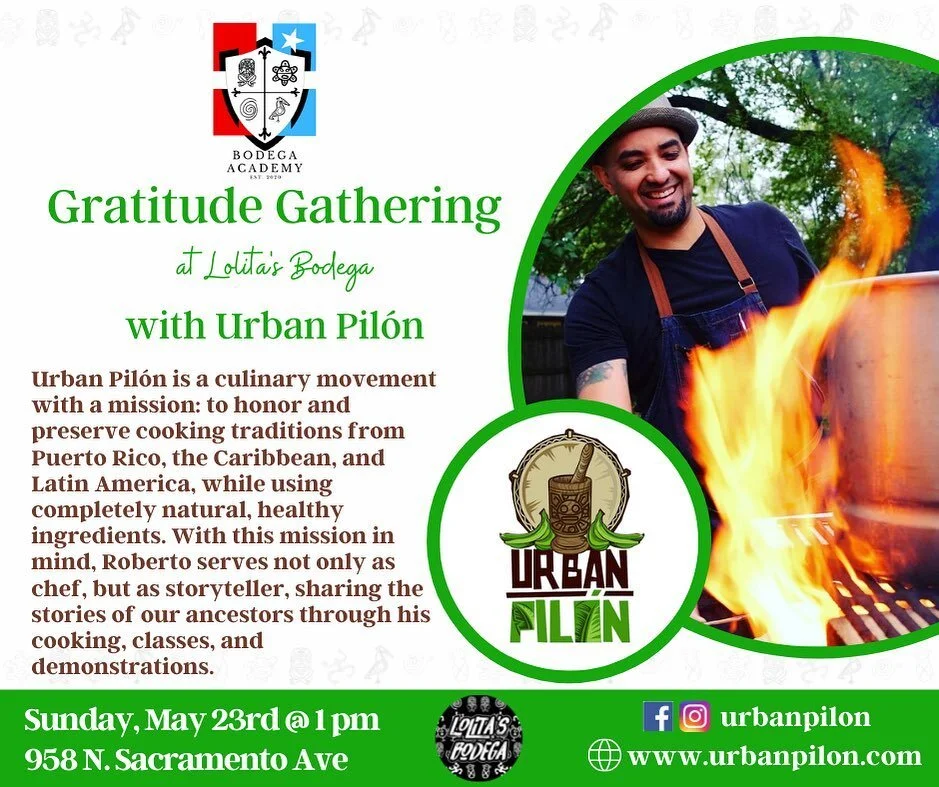 Join Urban Pil&oacute;n in celebrating the birthday of his beloved mother figure, Antonia &ldquo;To&ntilde;a&rdquo; Vazquez with a casual cooking workshop. Born on May 20th, 1920 Do&ntilde;a To&ntilde;a helped raise Roberto from&nbsp;3 months old. To