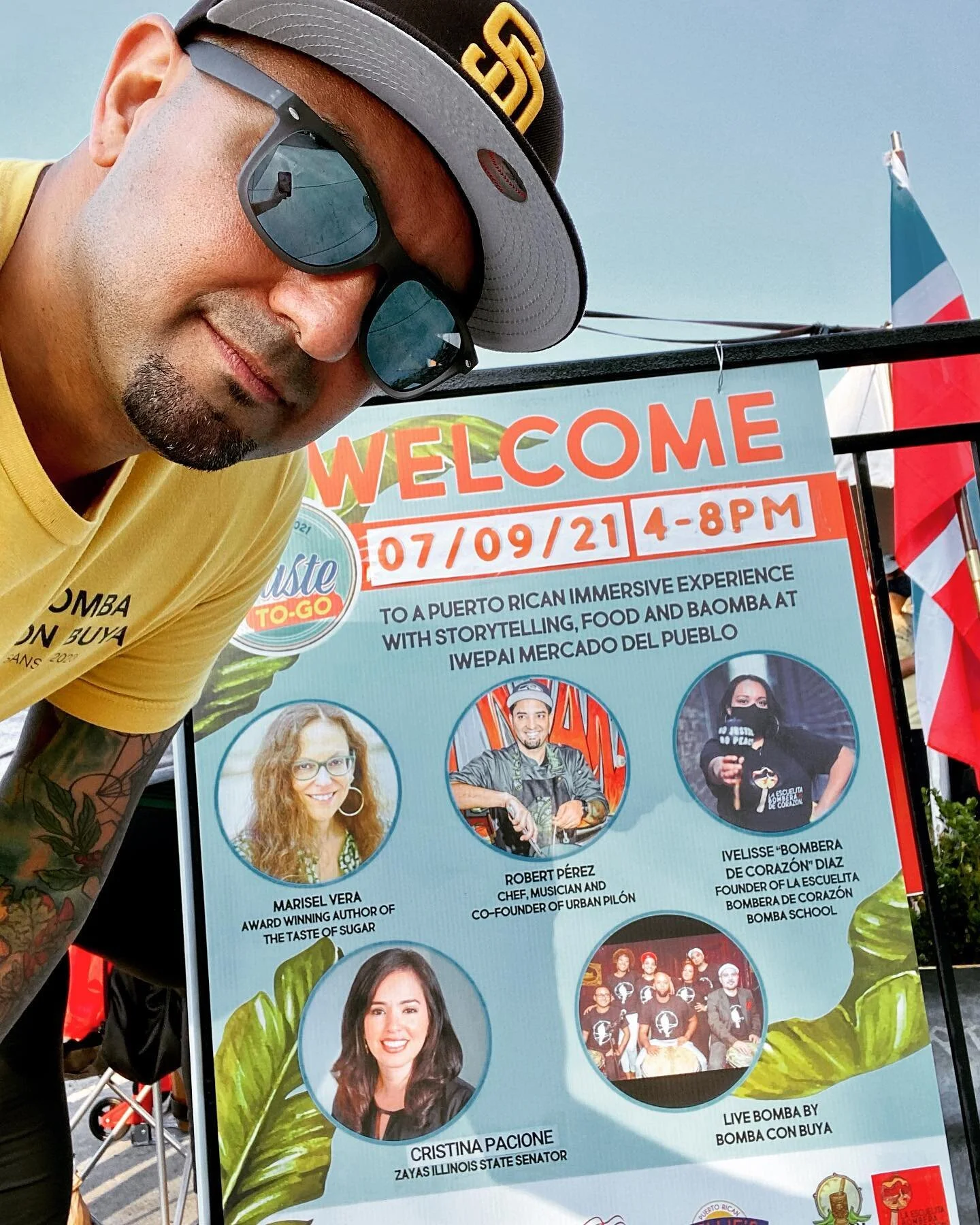 I&rsquo;m grateful. Thank you community. #urbanpil&oacute;n #tasteofchicagotogo #paseoboricua