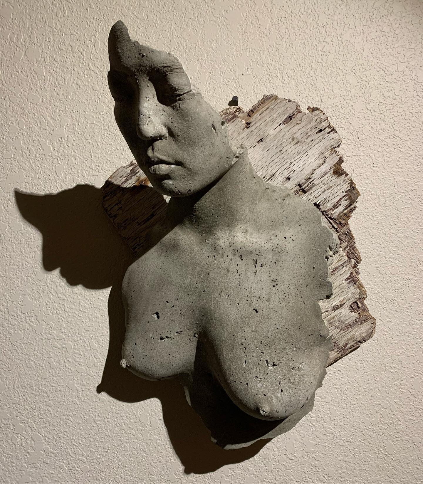 &ldquo;MMXX&rdquo;
Thinking about how the word has changed. 
Most of 2020 I could not work in my studio with clients, models, students or other artists. This is a new cement cast fragment from a life cast I did a couple years ago. I&rsquo;m finding w