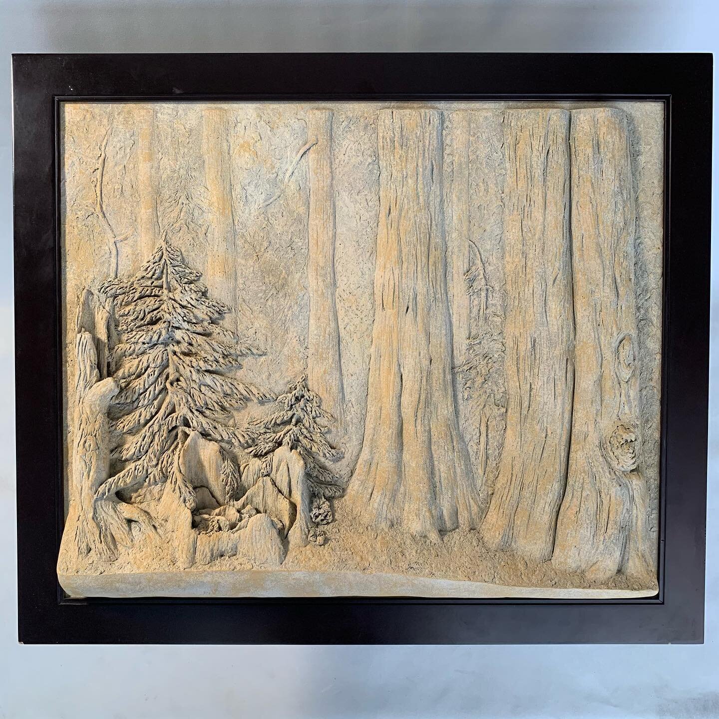 &ldquo;Forest Spirit&rdquo; , low relief clay sculpture recast in resin with special textured multi-toned paint finish. 

20&rdquo; x 24&rdquo; - $ 1,200

Posted for sale at : 
https://ericthesculptors-studio.square.site
.
.
#bayareaartist #bayareaar