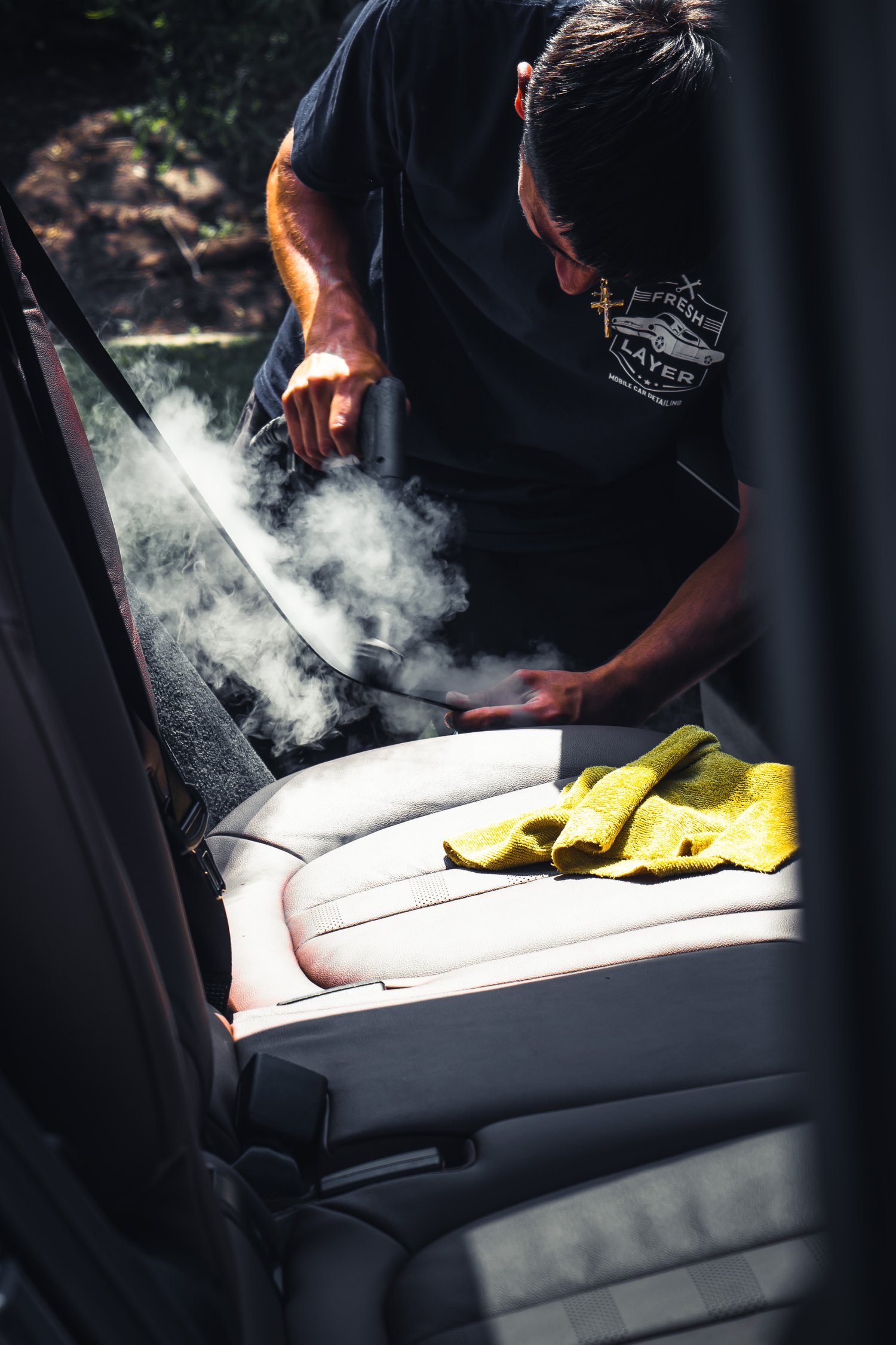 How to Steam Clean Your Car  Cleaning car interior, Steam clean