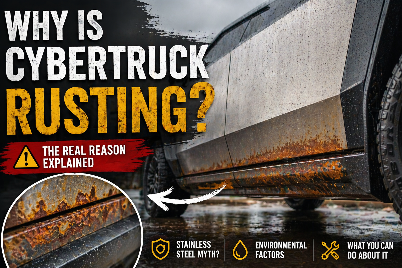 Cybertruck Rusting: Myths, Facts, Prevention, and Protection