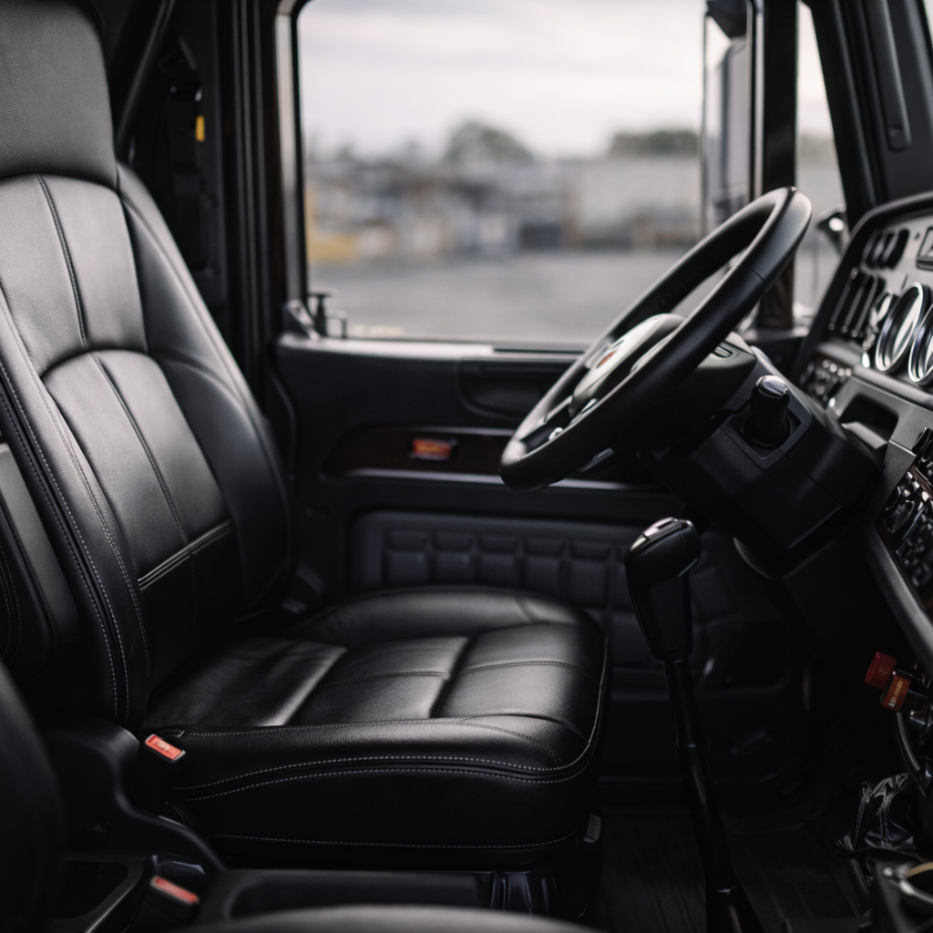 semi truck interior detailing san diego