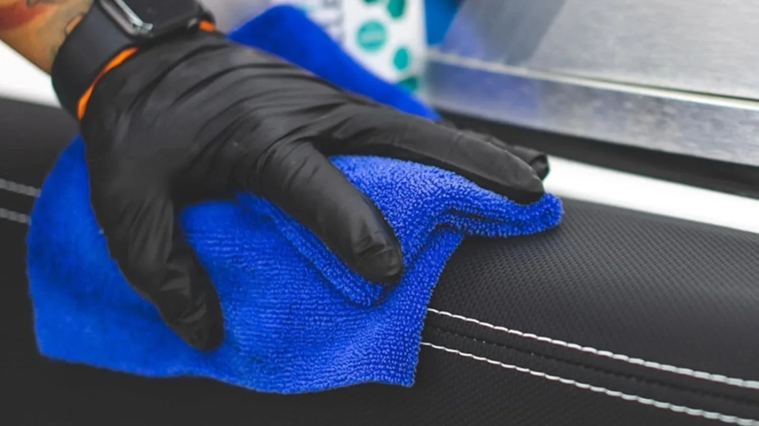 blue rag company edgles 365 towel in work