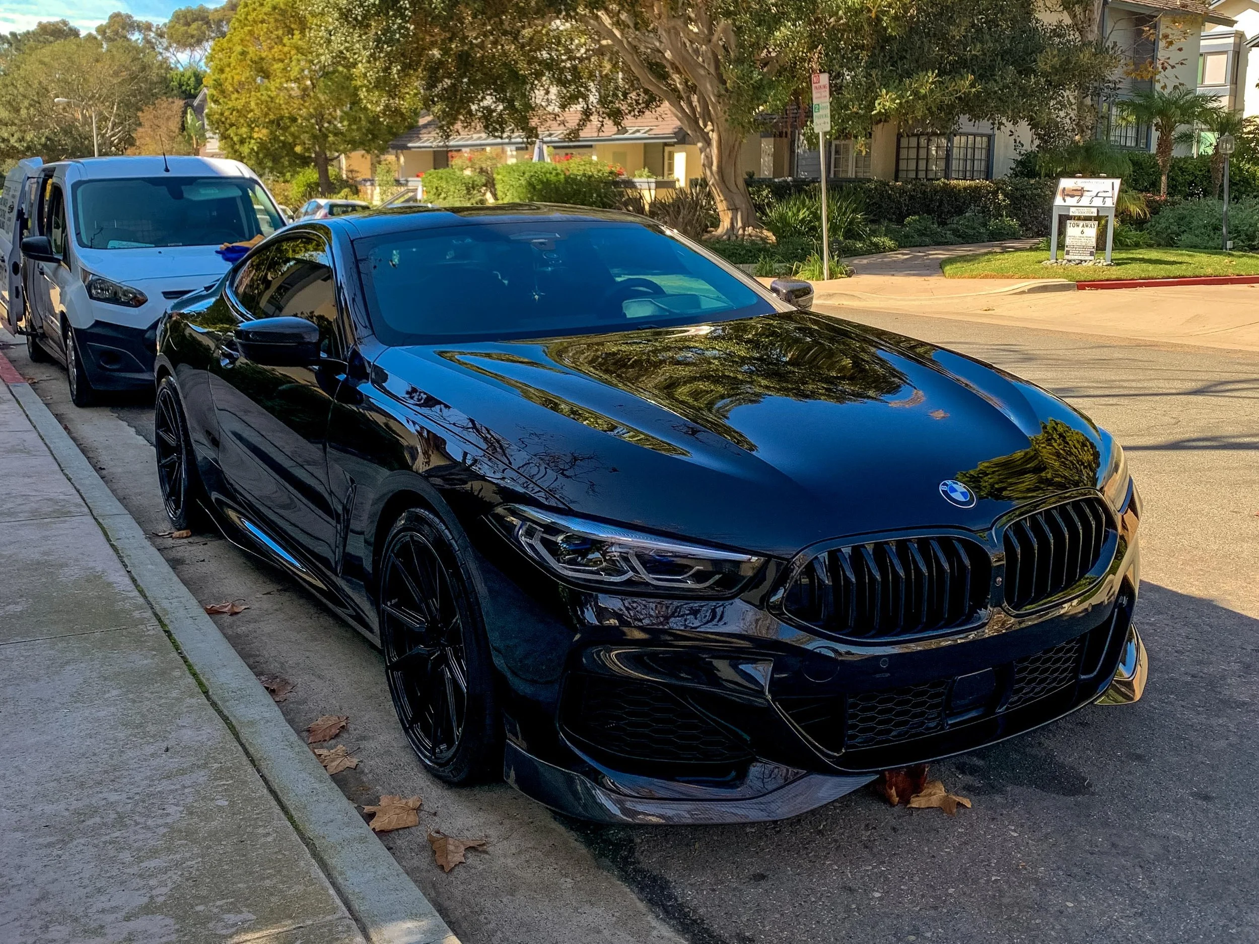 black bmw ceramic coating protection in chula vista