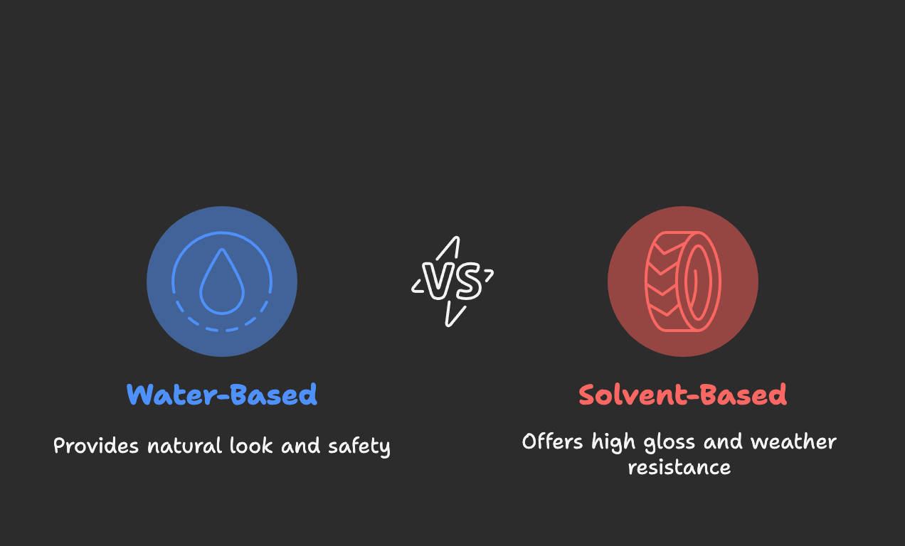 water based tire dressing vs solvent based