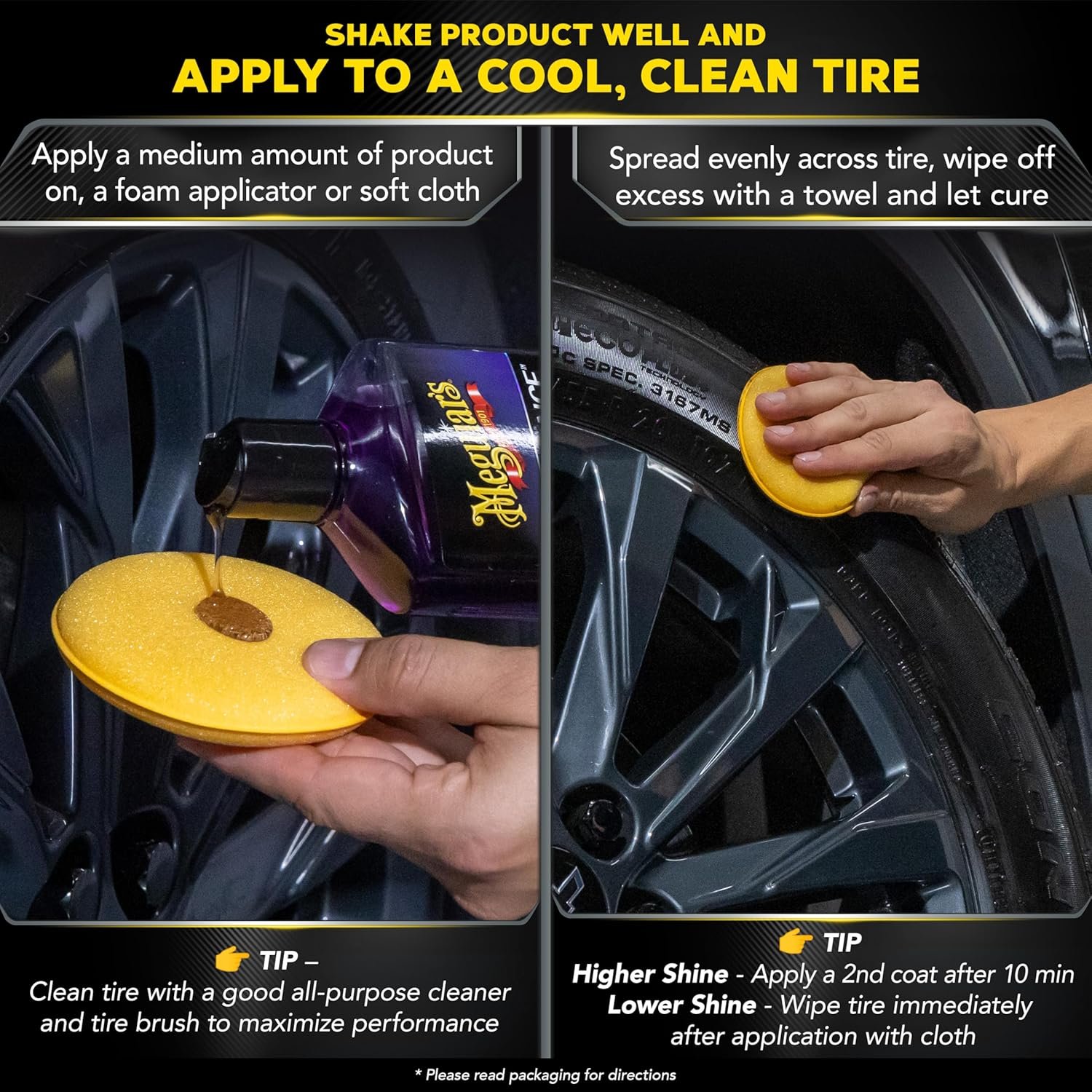 miguiars tire deressing perfect for long protection fro your tires