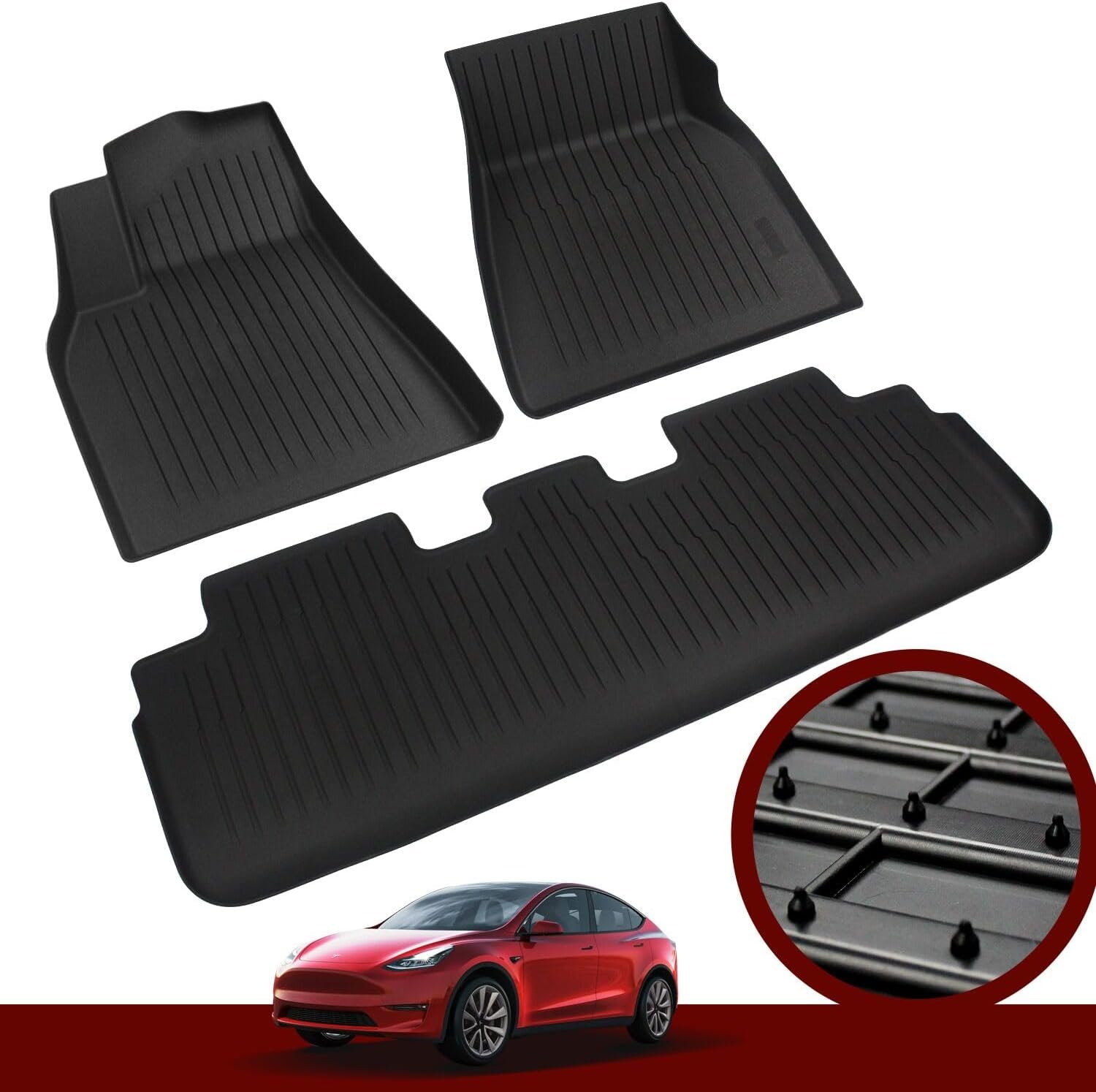 Check Out These TAPTES Floor Mats For My 2023 Tesla Model Y 