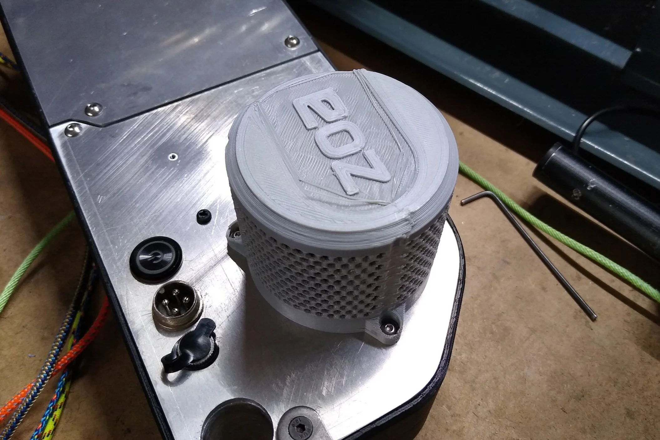The latest motor enclosure has plenty of ventilation