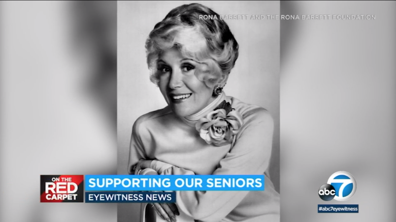 Rona Barrett now dedicates her life to helping seniors - ABC7 Los Angeles