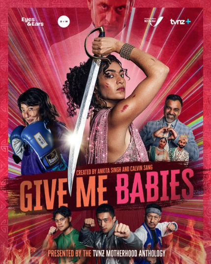Give Me Babies 2024
Director Calvin Sang
Writer Ankita Singh - TVNZ Awards Best Comedy | 2024
- Extra