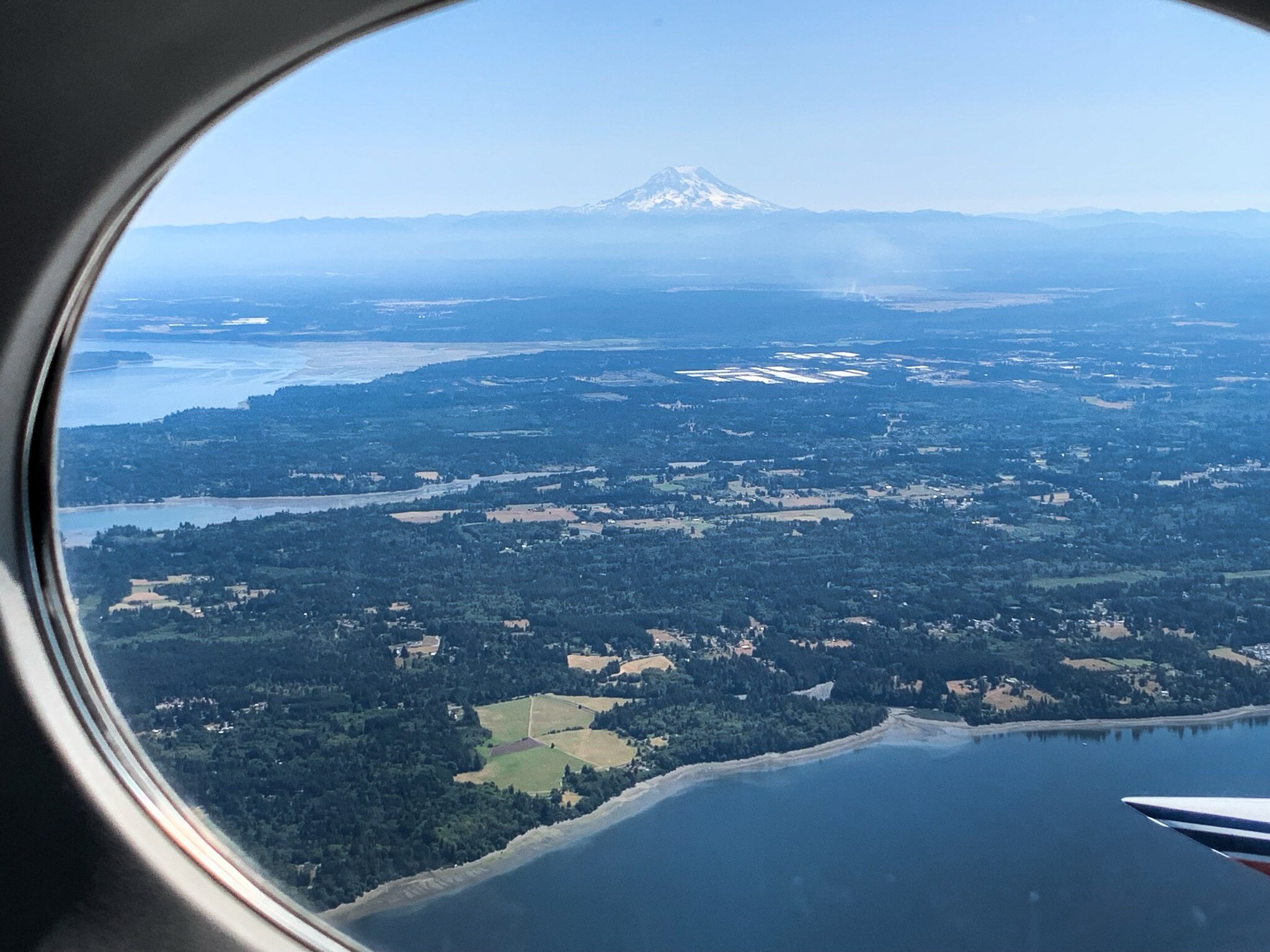 Aerial photo of Puget Sound, Mt. Rainier, Safety in Motion Scenic Flights.jpg