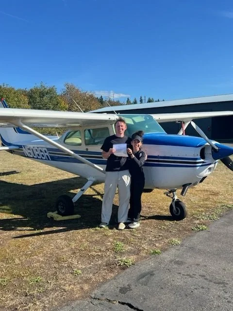 Congratulations to Braedon Wells on a successful Private Pilot Checkride, completed on 9/30/26! Congratulations to Braedon, an employee here at SIMFC, and his CFI, Lauren Moorhead! 