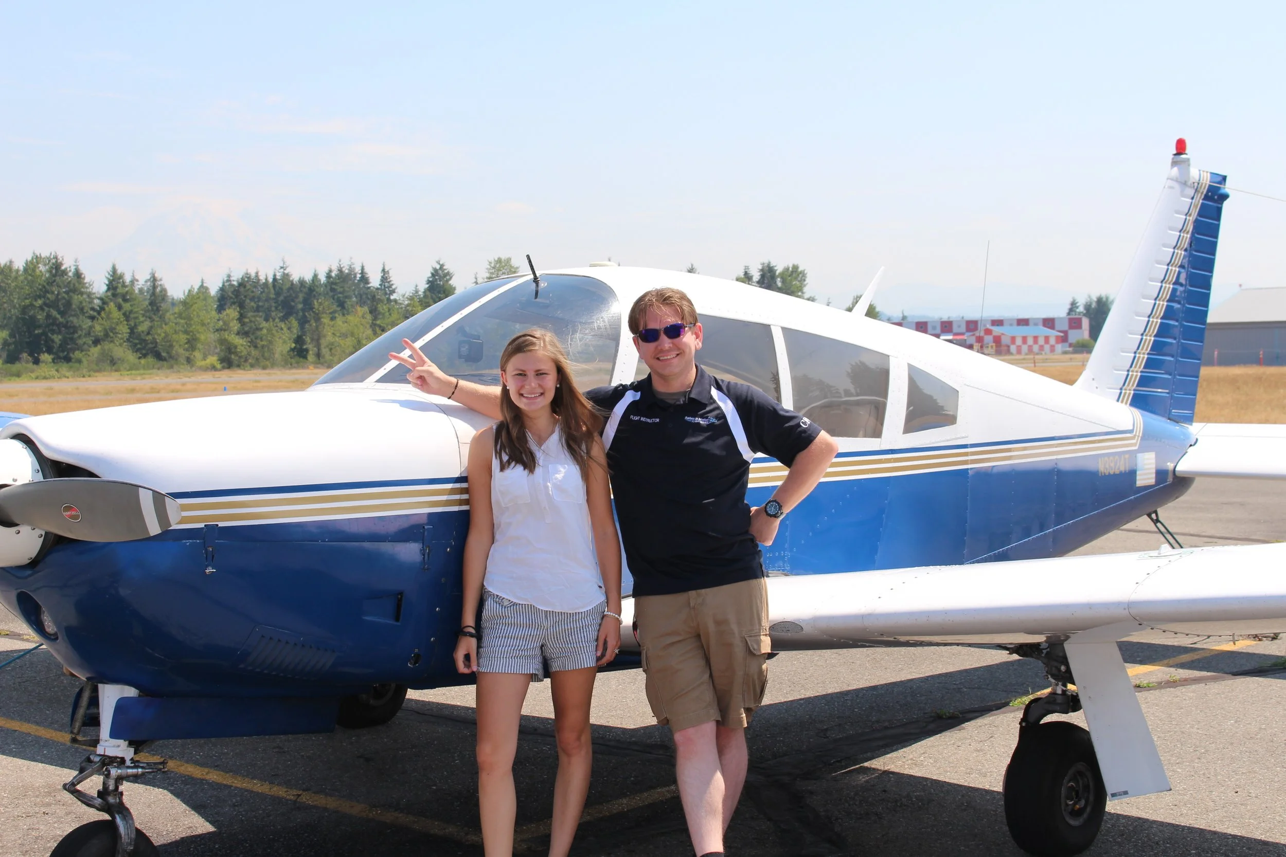 "Me mind on fire, me soul on fire, feeling HOT HOT HOT!" Buster Poindexter. Sure fits the day. Congratulations to Zoey Flinchbaugh  for passing her Instrument Checkride this week with temperatures well into the 90s. One of the few who decided to do i