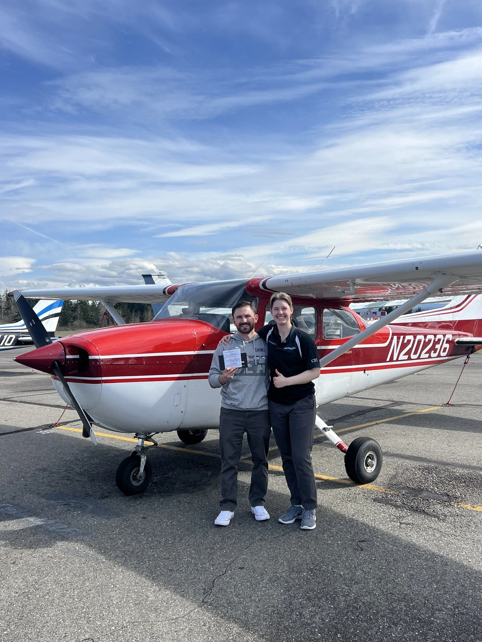 Mitchell Perantie passed his Private Pilot PL checkride on March 31. Many thanks to CFI Kylie Eastman, and DPE Julie.
