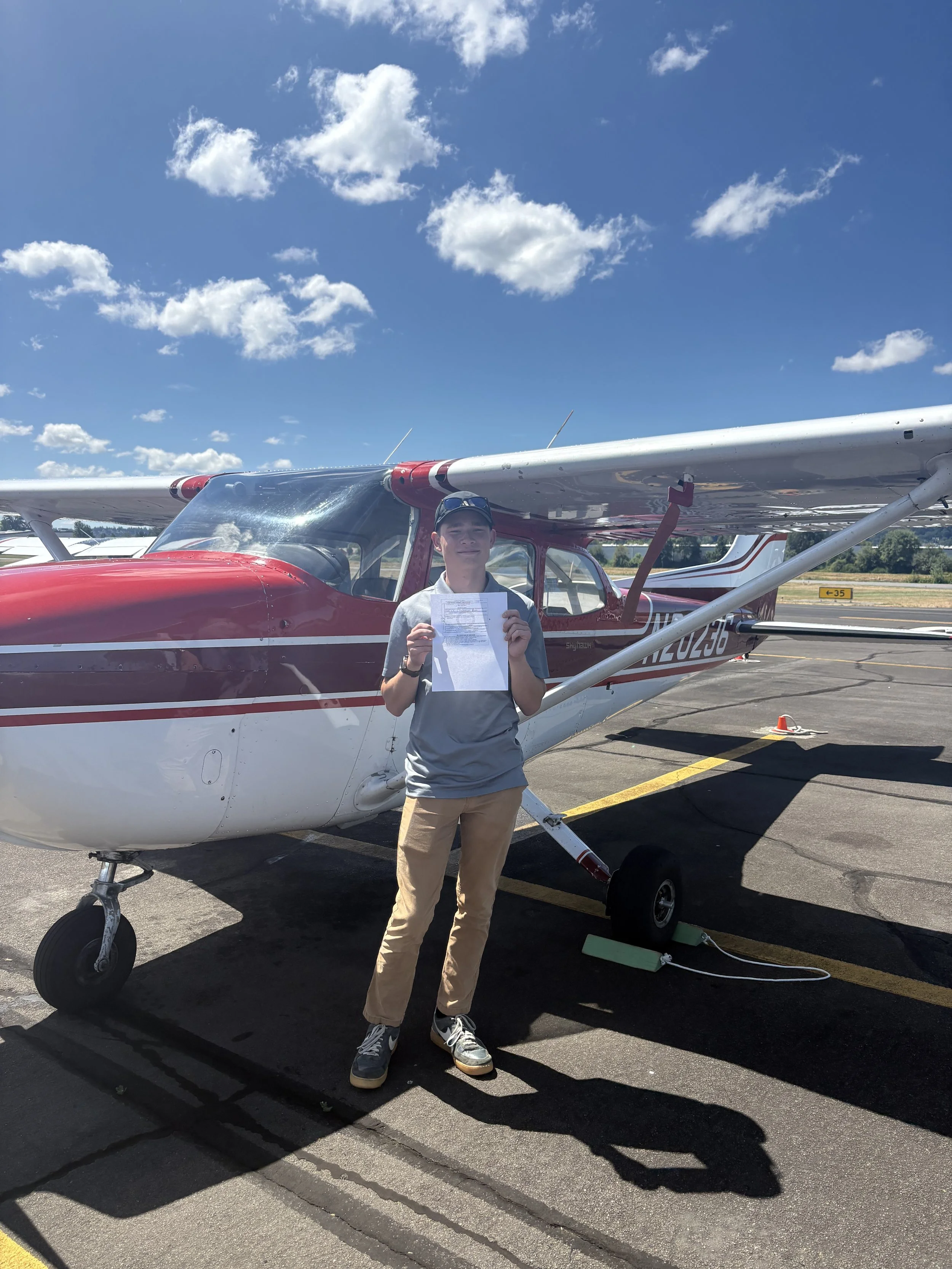 Congratulations to Chayson Johnson who passed his Private Pilot Checkride on 7/27/2026. Aided by his CFI, Jenelle Cross. Great work!!