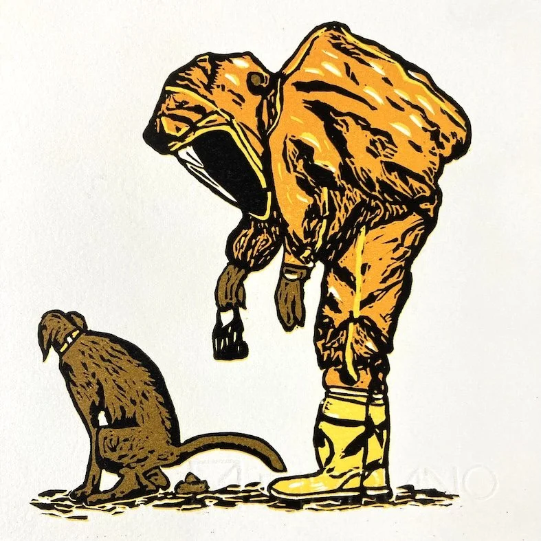 Lino Cut - Colour methods - Term Two