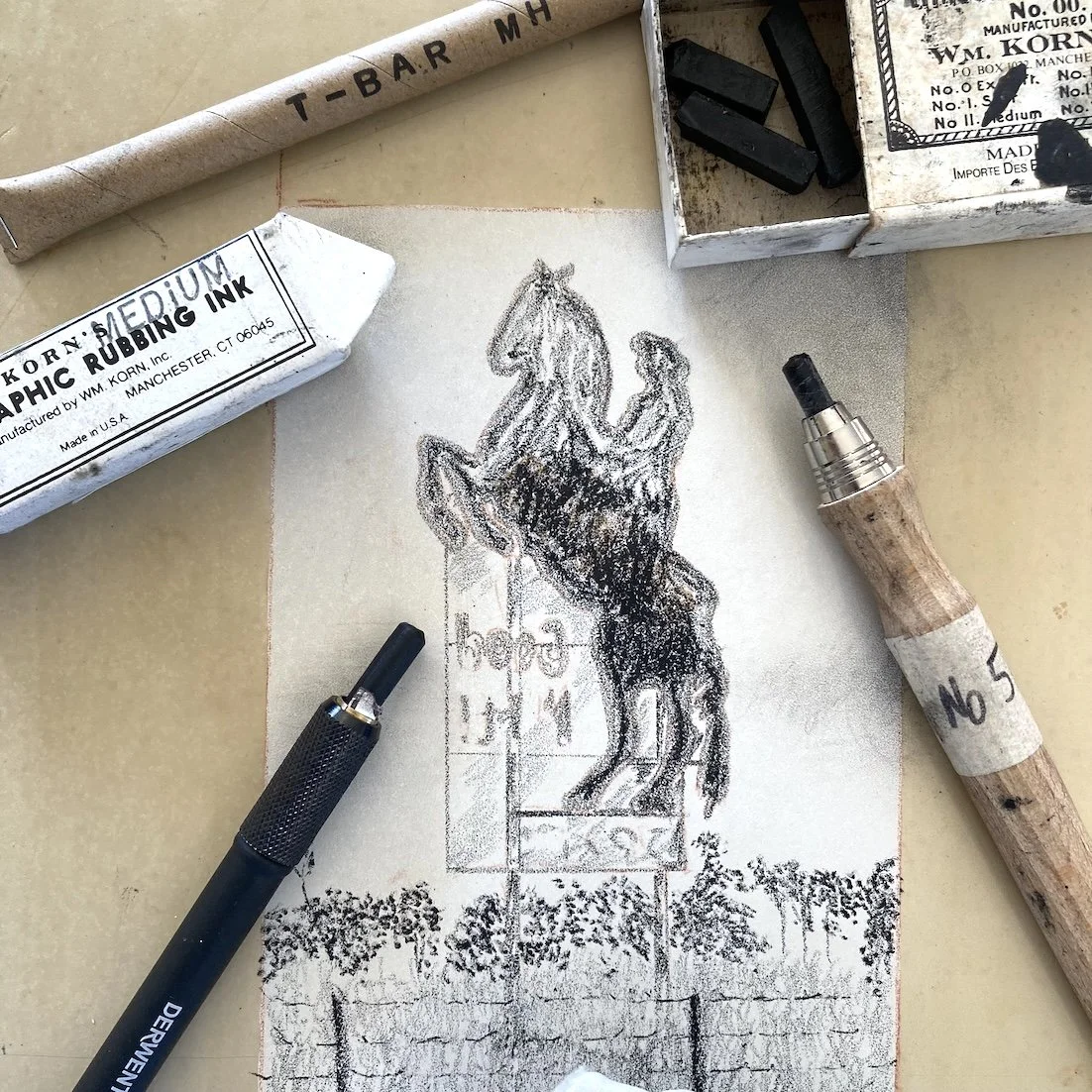 Lithography - Drawing with Crayons
