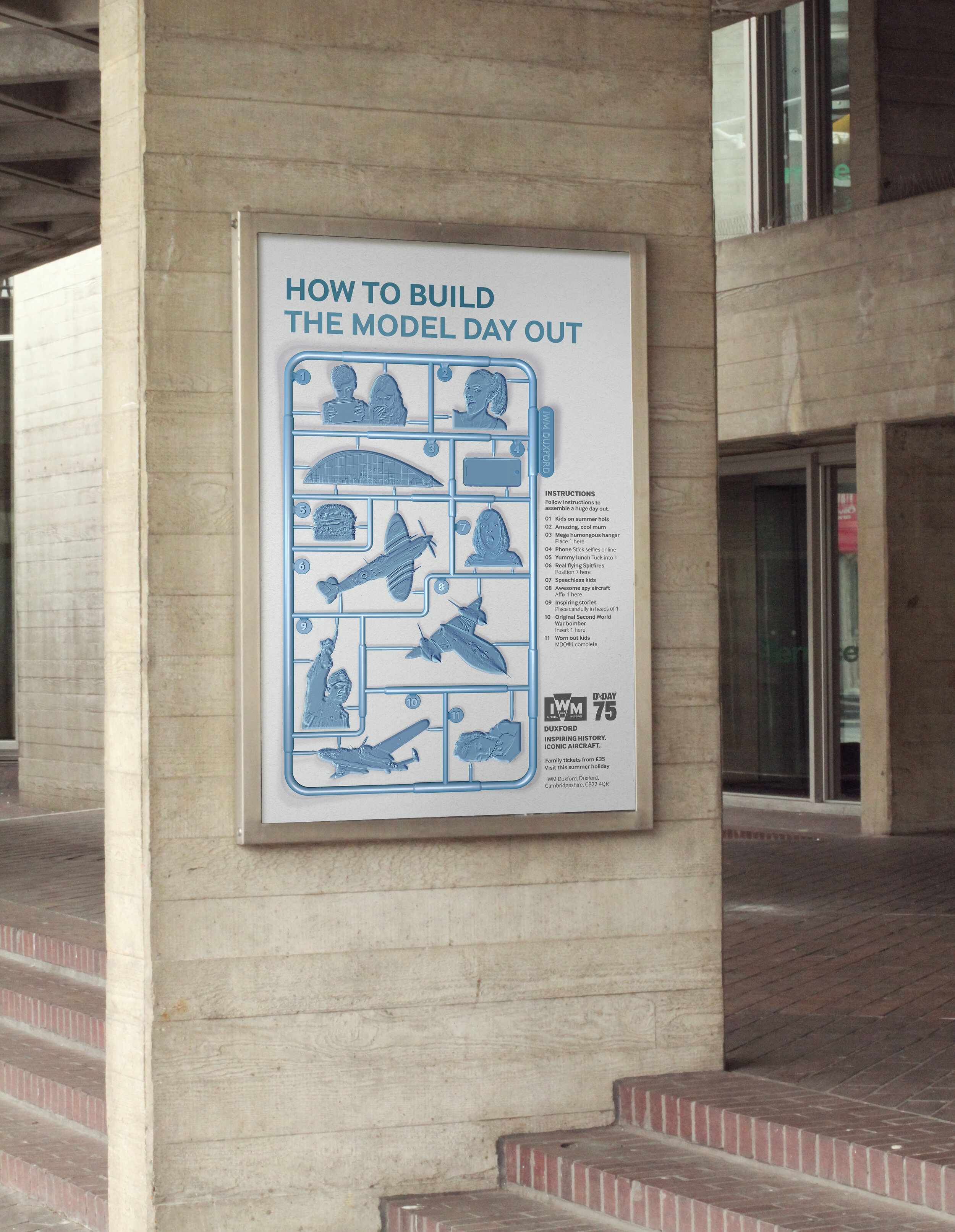 IWM how to build the model day out poster