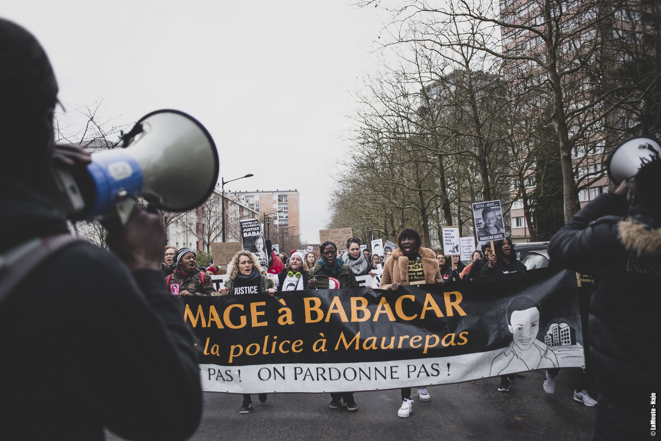  “Pas de Justice pas de Paix” scande la Marche.  ©LaMeute - Naje  