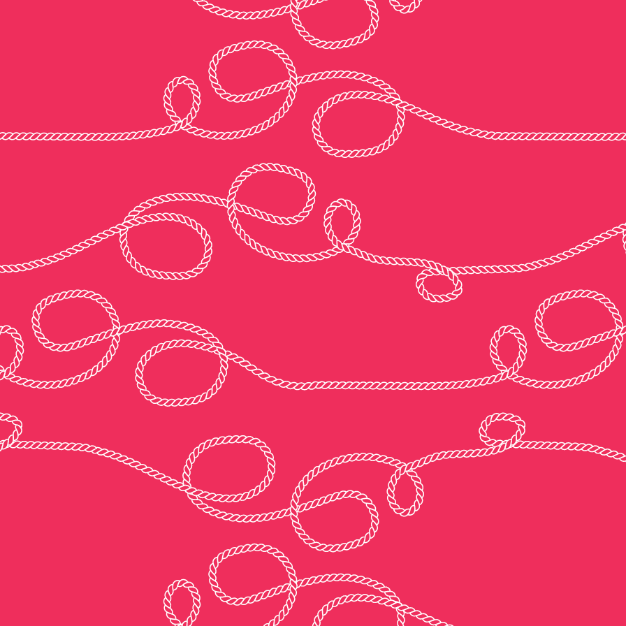 RED NAUTICAL LOOPS