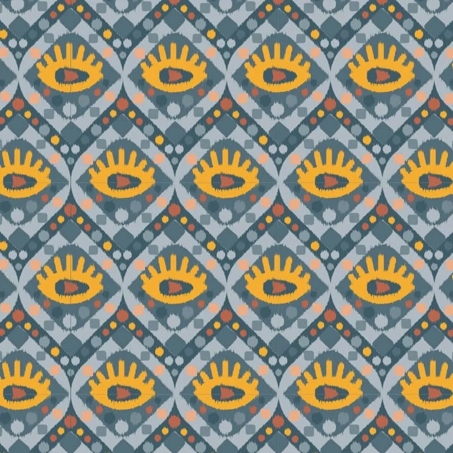 IKAT BOHO EYE/ BLUE